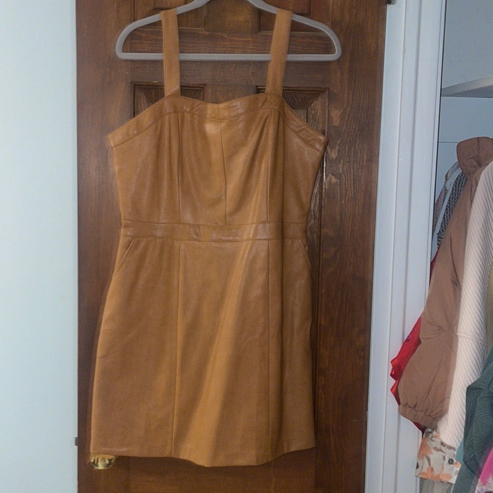 Never say leather dress